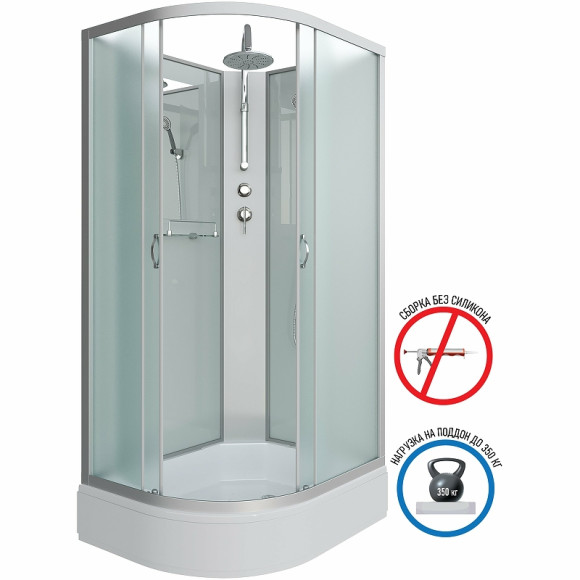 Душевая кабина Niagara Classic 100х90 R NG-33094-14RBKT без гидромассажа Душевая кабина Niagara Classic 100х90 R NG-33094-14RBKT без гидромассажа