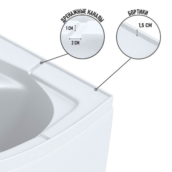 Душевая кабина Niagara Promo 90x80 L P90/80/26L/MT/BK без гидромассажа Душевая кабина Niagara Promo 90x80 L P90/80/26L/MT/BK без гидромассажа