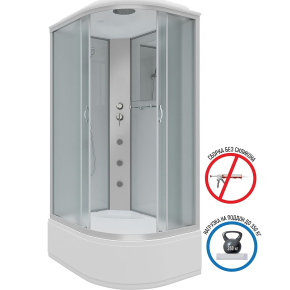 Душевая кабина Niagara Classic 120x80 NG-2310-14LG с гидромассажем Душевая кабина Niagara Classic 120x80 NG-2310-14LG с гидромассажем