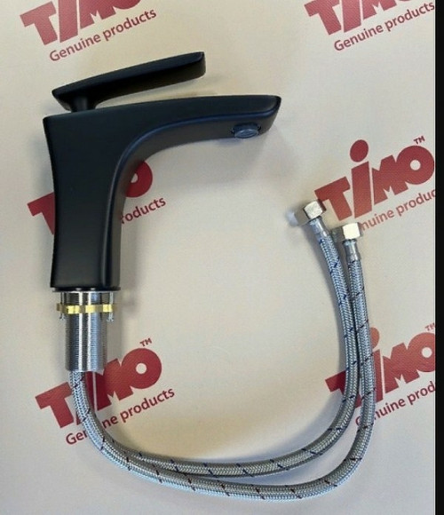 Смеситель для раковины Timo Helmi 4061/03F Черный матовый