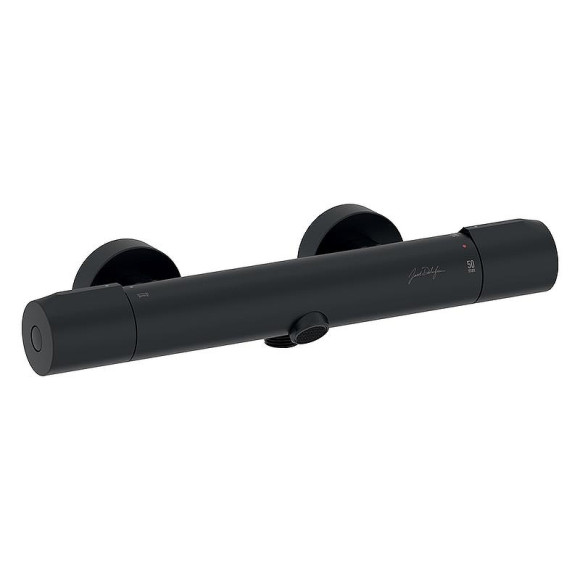 Смеситель для ванны Jacob Delafon Metro E21768-BL с термостатом Черный матовый