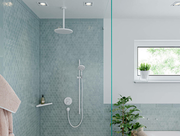 Душевая штанга Hansgrohe Unica S Puro 28631670 Черная матовая