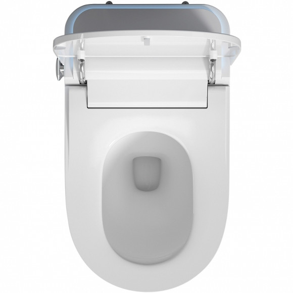 Унитаз биде Abber Bequem AC1117S приставной с сиденьем Микролифт Унитаз биде Abber Bequem AC1117S приставной с сиденьем Микролифт