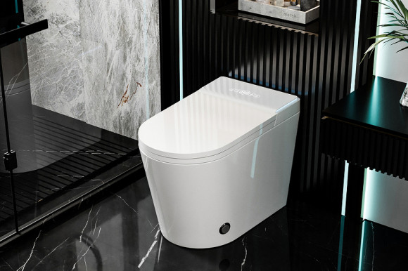 Унитаз биде Abber Bequem AC1117S приставной с сиденьем Микролифт Унитаз биде Abber Bequem AC1117S приставной с сиденьем Микролифт