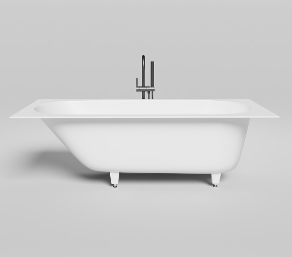 Ванна из искусственного камня Salini Ornella Kit 180х80 102412G Белая глянцевая Ванна из искусственного камня Salini Ornella Kit 180х80 102412G Белая глянцевая