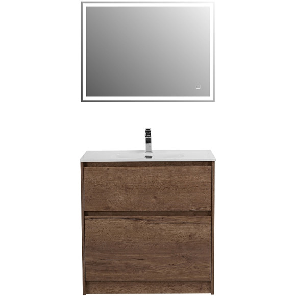 Тумба под раковину BelBagno Kraft 80 KRAFT-800-2C-PIA-RT Rovere Tabacco