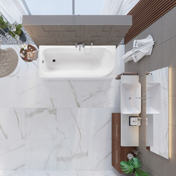 Акриловая ванна Vagnerplast Penelope 170x70 без гидромассажа