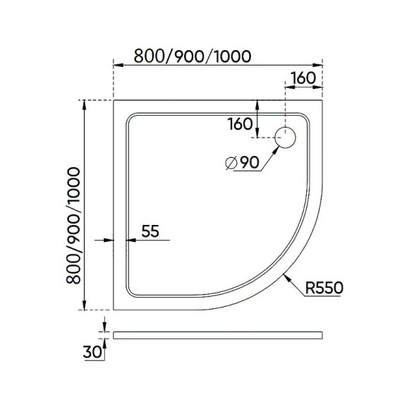 Душевой поддон из искусственного камня Veconi Tezeo TZ-10 80x80 TZ10-80PL-01-19C3 Белый глянец Душевой поддон из искусственного камня Veconi Tezeo TZ-10 80x80 TZ10-80PL-01-19C3 Белый глянец