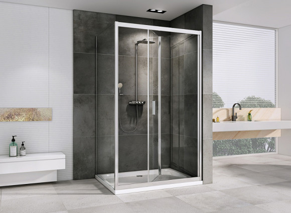 Душевой уголок Abber Sonnenstrand 90х85 AG07090-S85 профиль Хром стекло прозрачное Душевой уголок Abber Sonnenstrand 90х85 AG07090-S85 профиль Хром стекло прозрачное