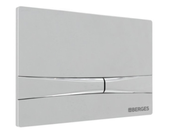 Комплект унитаза с инсталляцией Berges Ego Rimless 047253 с сиденьем Микролифт и клавишей смыва Хром