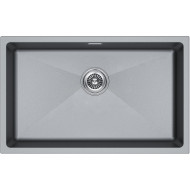 Кухонная мойка Paulmark Lumi 74 UNI LU74-GRM Серый металлик