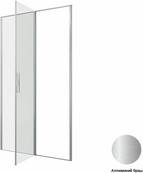 Душевая дверь Allen Brau Priority 120 3.31032.BA профиль Серебро браш стекло прозрачное Душевая дверь Allen Brau Priority 120 3.31032.BA профиль Серебро браш стекло прозрачное