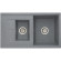 Кухонная мойка Aquaton Делия 87 1A716232DE230 Серая