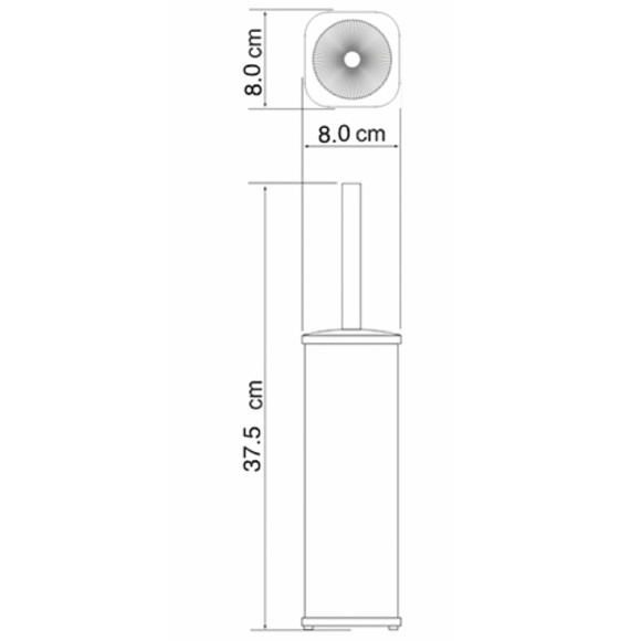 Ершик для унитаза WasserKRAFT K-1117W Белый матовый Ершик для унитаза WasserKRAFT K-1117W Белый матовый