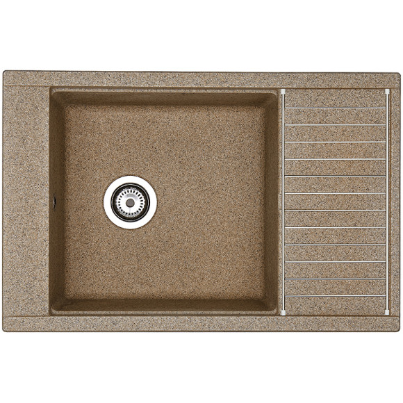 Кухонная мойка Aquaton Делия 78 1A715132DE270 Терракотовая