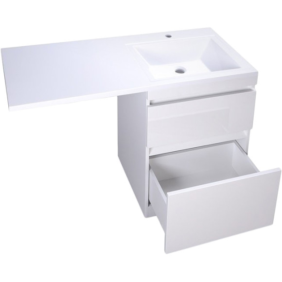 Тумба под раковину Style Line Даллас 120 Люкс Plus подвесная Белая Тумба под раковину Style Line Даллас 120 Люкс Plus подвесная Белая