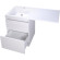 Тумба под раковину Style Line Даллас 120 Люкс Plus подвесная Белая Тумба под раковину Style Line Даллас 120 Люкс Plus подвесная Белая