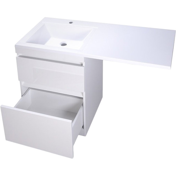 Тумба под раковину Style Line Даллас 120 Люкс Plus подвесная Белая Тумба под раковину Style Line Даллас 120 Люкс Plus подвесная Белая