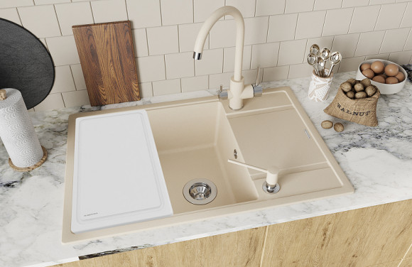 Кухонная мойка Florentina Липси-780 XL 20.505.D0780.105 Коричневая