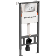Инсталляция Ceramicanova Balance CN121001CH для унитаза с клавишей смыва Хром глянцевый Инсталляция Ceramicanova Balance CN121001CH для унитаза с клавишей смыва Хром глянцевый