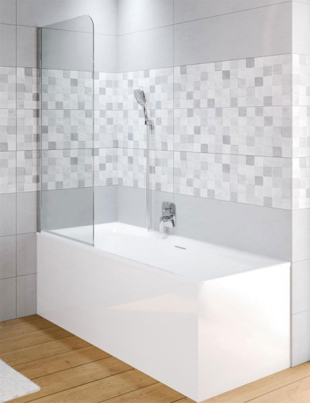 Шторка на ванну Riho Novik Z500 81 G003042120 (GZT9200124) профиль Хром стекло прозрачное