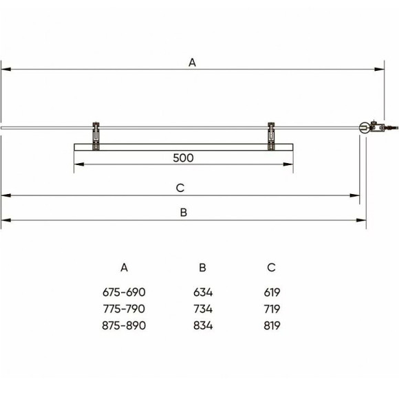 Шторка на ванну Veconi Palau 80 PL79-80-01-C4 профиль Хром стекло прозрачное Шторка на ванну Veconi Palau 80 PL79-80-01-C4 профиль Хром стекло прозрачное