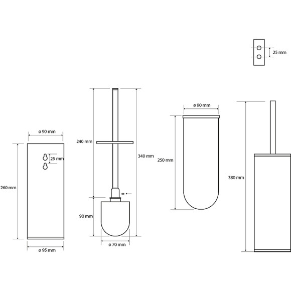 Ершик для унитаза Bemeta Neo 102313065 Нержавеющая сталь Ершик для унитаза Bemeta Neo 102313065 Нержавеющая сталь
