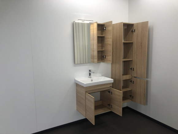 Шкаф пенал Comforty Тромсе 35 00004151266 подвесной Дуб сонома