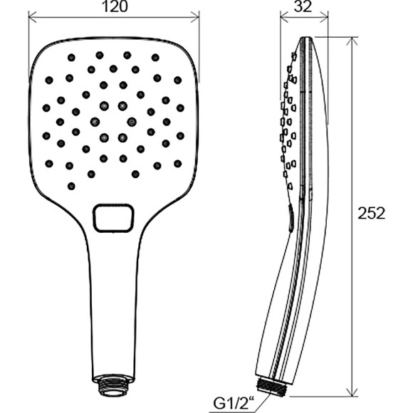 Ручной душ Ravak X07P569 Черный матовый Ручной душ Ravak X07P569 Черный матовый