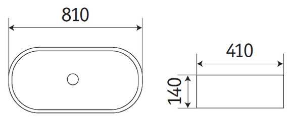 Раковина-чаша CeramaLux 80 78327MB Черная матовая Раковина-чаша CeramaLux 80 78327MB Черная матовая