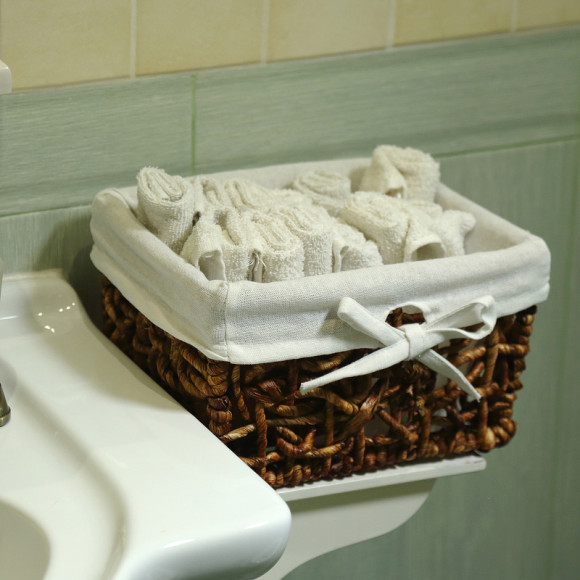 Корзина для аксессуаров WasserKRAFT Exter WB-160-M Светло-коричневая Корзина для аксессуаров WasserKRAFT Exter WB-160-M Светло-коричневая