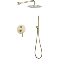 Душевая система Abber Emotion AF8818G Золото матовое Душевая система Abber Emotion AF8818G Золото матовое