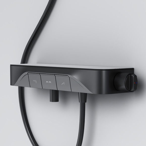 Смеситель для ванны AM.PM Func F8F10522 Черный матовый Смеситель для ванны AM.PM Func F8F10522 Черный матовый