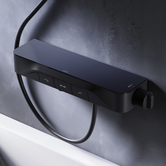 Смеситель для ванны AM.PM Func F8F10522 Черный матовый Смеситель для ванны AM.PM Func F8F10522 Черный матовый