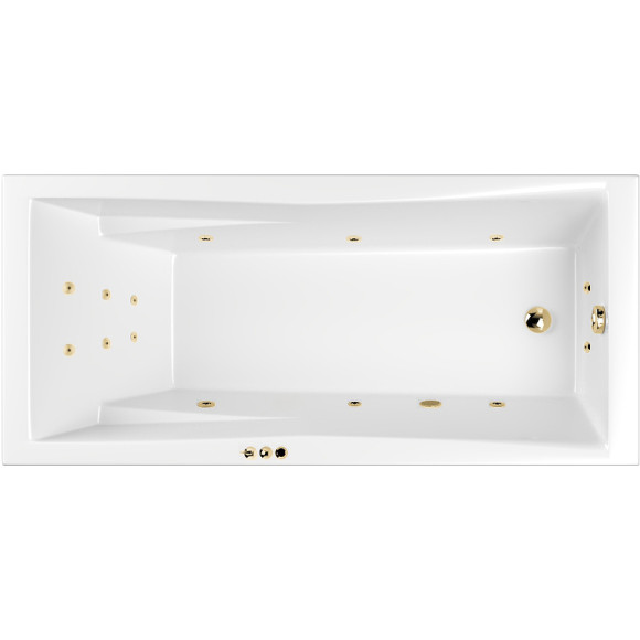 Акриловая ванна Whitecross Palace 180х80 0104.180080.100.SMART.GL с гидромассажем