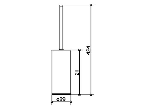 Ершик для унитаза Keuco Collection Moll 04969 010100 Хром Ершик для унитаза Keuco Collection Moll 04969 010100 Хром