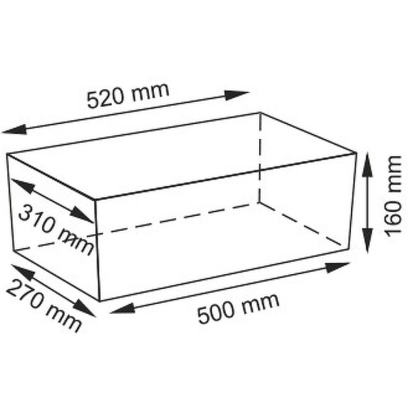 Корзина для аксессуаров WasserKRAFT Exter WB-160-L Светло-коричневая Корзина для аксессуаров WasserKRAFT Exter WB-160-L Светло-коричневая