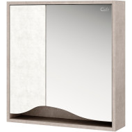 Зеркальный шкаф Onika Брендон 60.00 206084 Камень светлый Бетон крем