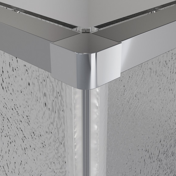 Душевой уголок Niagara Nova 80х80 NG-3622-34 профиль Хром стекло шиншилла Душевой уголок Niagara Nova 80х80 NG-3622-34 профиль Хром стекло шиншилла