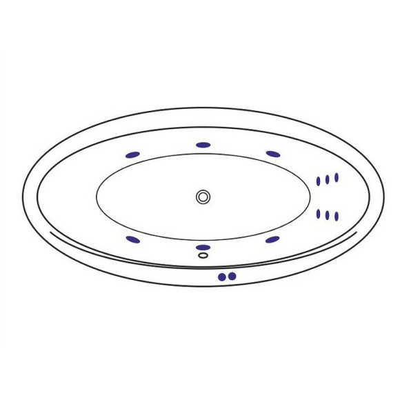 Акриловая ванна Excellent Lumina 190x95 WAEX.LUM19.LINE.GL с гидромассажем Акриловая ванна Excellent Lumina 190x95 WAEX.LUM19.LINE.GL с гидромассажем