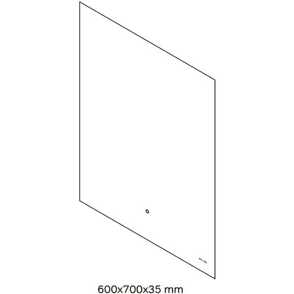 Зеркало AM.PM X-Joy 60 M85MOX10601S с подсветкой с ИК-сенсорным выключателем