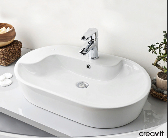 Раковина Creavit Topic 70 TP172-00CB00E-0000 Белая
