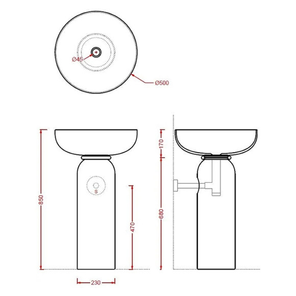 Раковина-чаша Artceram Jolie 50 JOL001 01 00 Белая Раковина-чаша Artceram Jolie 50 JOL001 01 00 Белая