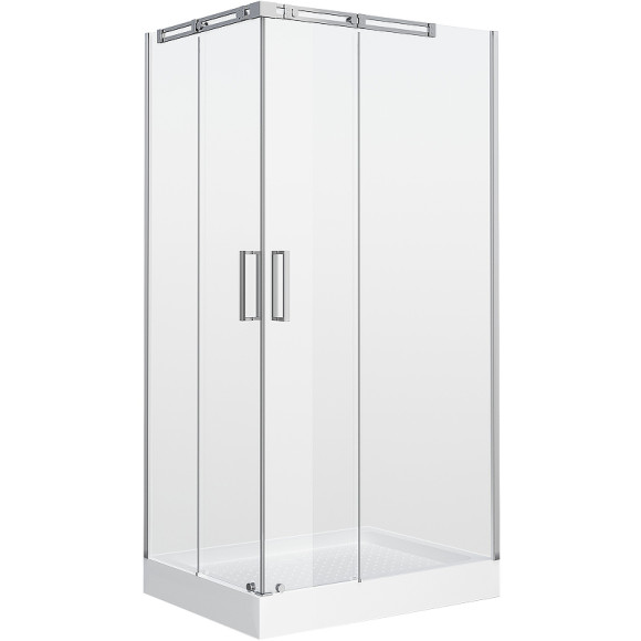 Душевой уголок Grossman Galaxy 110х80 R GR-3110R профиль Хром стекло прозрачное