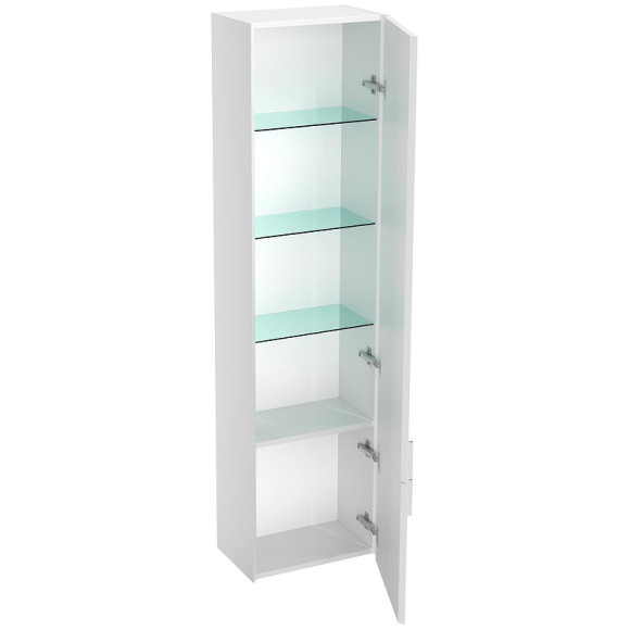 Шкаф пенал Ravak SB Clear II 40 R X000001644 подвесной Белый глянец