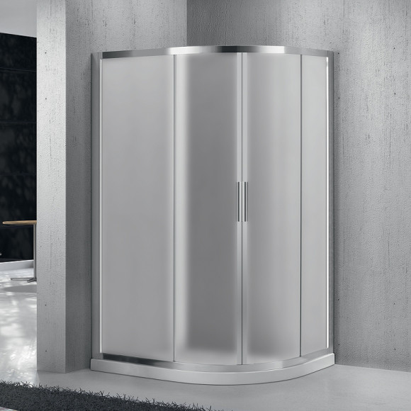 Душевой уголок BelBagno Sela 100x80 SELA-RH-2-100/80-P-Cr профиль Хром стекло рифленое Душевой уголок BelBagno Sela 100x80 SELA-RH-2-100/80-P-Cr профиль Хром стекло рифленое