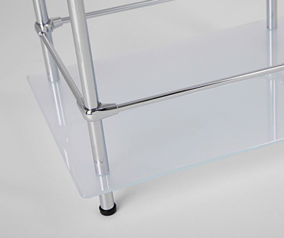 Стеклянная полка WasserKRAFT K-4033 Хром Стеклянная полка WasserKRAFT K-4033 Хром