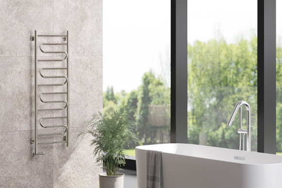 Электрический полотенцесушитель Сунержа Элегия 2.0 1200x400 L 00-5218-1240 Хром