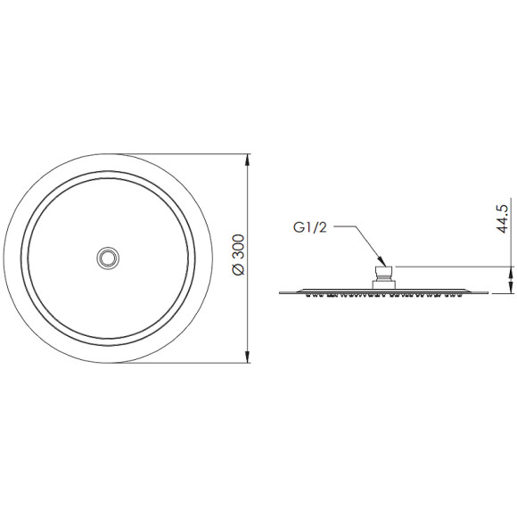 Верхний душ Remer 357UFM30X Хром Верхний душ Remer 357UFM30X Хром