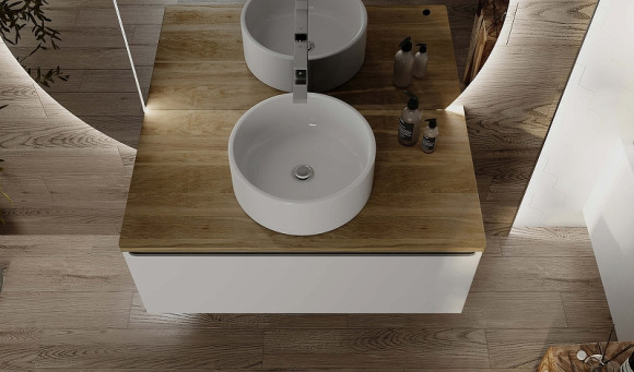 Тумба под раковину Jorno Solis New 100 SolN.01.100/P/W/JR подвесная Белая Тумба под раковину Jorno Solis New 100 SolN.01.100/P/W/JR подвесная Белая